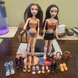 My Scene dolls with accessories